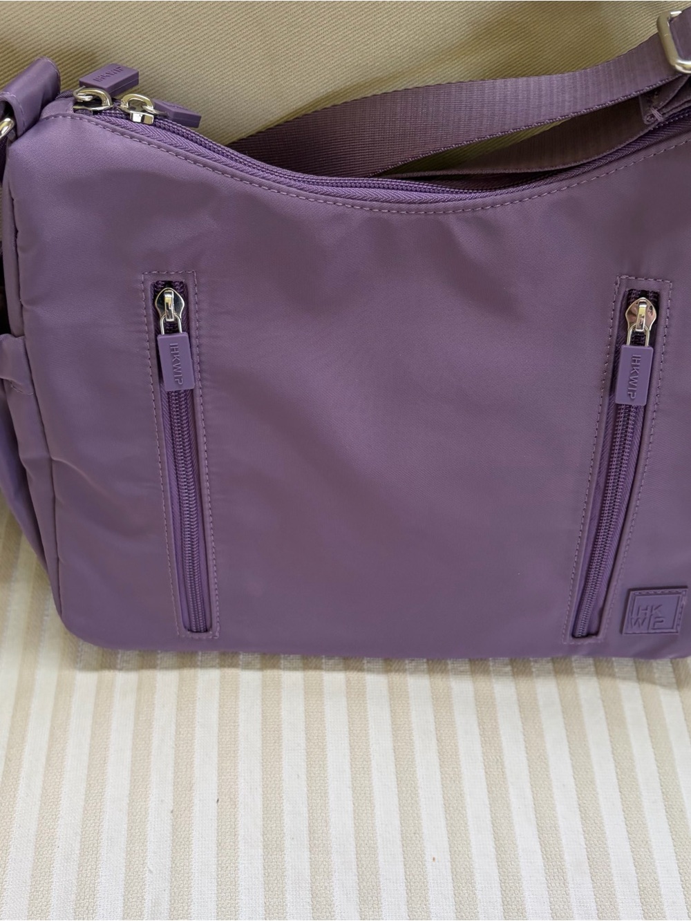 IHKWIP Transit Convertible Nylon Crossbody Shoulder Bag Vintage Grape NWOT - Picture 5 of 14